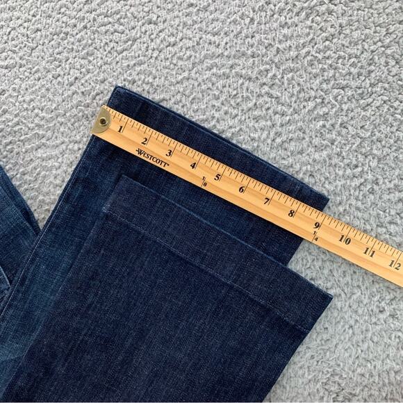 7 For All Mankind Crop Dojo Flare Women's Jeans Made in U.S.A  -  Size: 28 - Picture 12 of 16